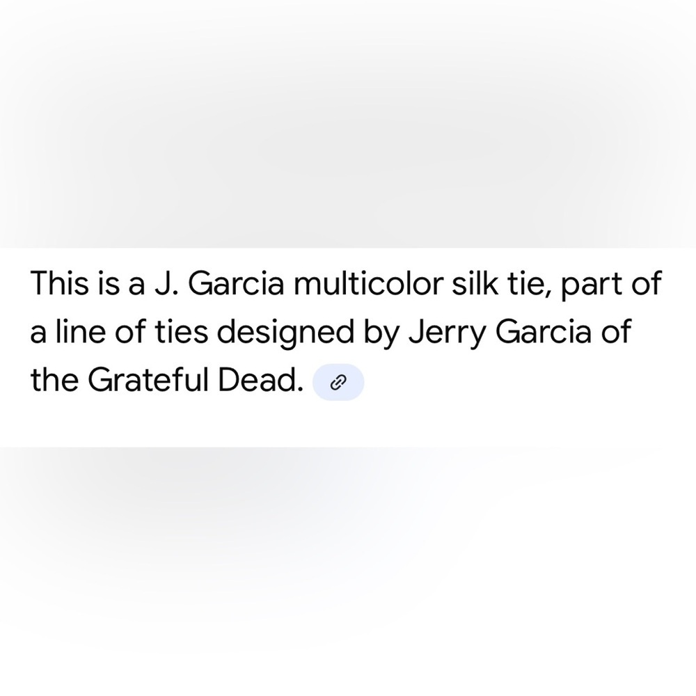 J. Garcia Multicolor Silk Y2K Vintage Tie - Picture 6 of 6